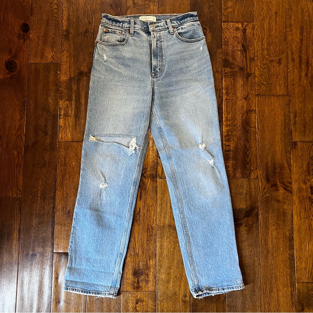 Abercrombie & Fitch The 90’s Straight Ultra High Rise Size 28/6R